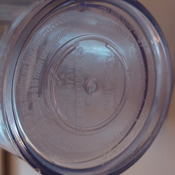 Starbucks clear 16oz cold cup with straw - Picture 6 of 9